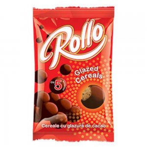 Cereale Rollo cu Glazura de Cacao, 100 g Cereale Rollo cu Glazura de Cacao, 100 g