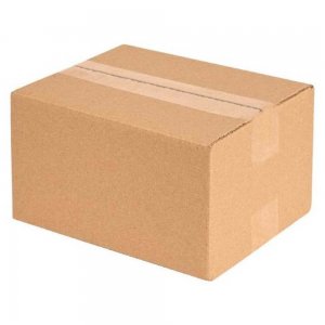 Set 25 Cutii din Carton Natur Ondulat in 3 Straturi, Dimensiune 390x190x250 mm, Cutie Clasica Tip CO3 pentru Ambalare si Depozitare