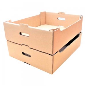 Ladita Mare pentru Fructe, Dimensiuni 600x400x130 mm, Culoare NATUR, 15 Buc /Set Ladita Mare pentru Fructe, Dimensiuni 600x400x130 mm, Culoare NATUR, 15 Buc /Set