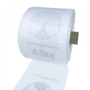 Set 250 Pungi Biodegradabile pentru Legume Fructe, Fara Maner, Rezistenta la Greutate de 4-5  kg, Dimensiuni 35x49 cm, Culoare Verde Deschis