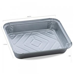 Forma de Copt, Material Aluminiu, Dimensiuni 22.7x17.7x3 cm, Model 729 L, 100 Buc/Set Forma de Copt, Material Aluminiu, Dimensiuni 22.7x17.7x3 cm, Model 729 L, 100 Buc/Set