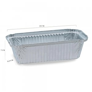 Forma de Copt, Material Aluminiu, Dimensiuni 23x11.5x7 cm, Model S-816, 100 Buc/Set Forma de Copt, Material Aluminiu, Dimensiuni 23x11.5x7 cm, Model S-816, 100 Buc/Set