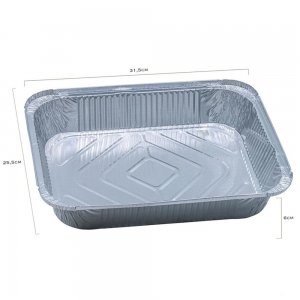 Forma de Copt, Material Aluminiu, Dimensiuni 31.5x25.5x6 cm, Model S-931, 100 Buc/Set Forma de Copt, Material Aluminiu, Dimensiuni 31.5x25.5x6 cm, Model S-931, 100 Buc/Set