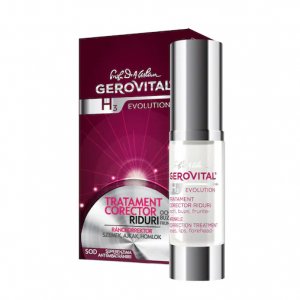 Tratament Gerovital H3 Evolution Corector Riduri pentru Ochi, Buze, Frunte, 15 ml Tratament Gerovital H3 Evolution Corector Riduri pentru Ochi, Buze, Frunte, 15 ml