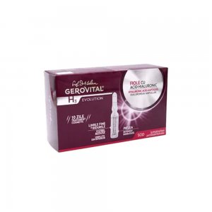 Fiole cu Acid Hialuronic Gerovital H3 Evolution 10 Fiole/Pachet 2 ml Fiole cu Acid Hialuronic Gerovital H3 Evolution 10 Fiole/Pachet 2 ml