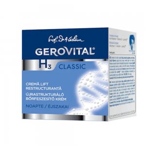 Crema Gerovital H3 Classic Lift Restructuranta de Noapte, 50 ml Crema Gerovital H3 Classic Lift Restructuranta de Noapte, 50 ml