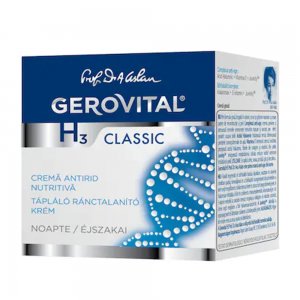 Crema Gerovital H3 Classic Antirid Nutritiva de Noapte, 50 ml Crema Gerovital H3 Classic Antirid Nutritiva de Noapte, 50 ml
