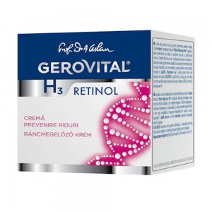Crema Gerovital H3 Retinol Prevenire Riduri, 50 ml Crema Gerovital H3 Retinol Prevenire Riduri, 50 ml