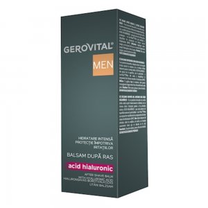 Balsam Dupa Ras Gerovital Men cu Acid Hialuronic, 100 ml Balsam Dupa Ras Gerovital Men cu Acid Hialuronic, 100 ml