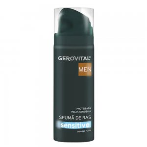 Spuma de Ras Gerovital Men Sensitive, 200 ml Spuma de Ras Gerovital Men Sensitive, 200 ml
