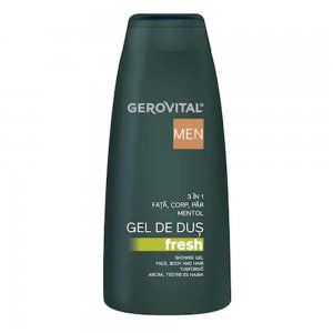 Gel de Dus Gerovital Men Fresh 3 in 1, 400 ml