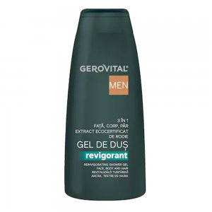 Gel de Dus Gerovital Men Revigorant 3 in 1, 400 ml