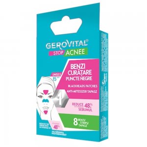 Benzi Curatare Puncte Negre Gerovital Stop Acnee, 8 Buc/Pachet Benzi Curatare Puncte Negre Gerovital Stop Acnee, 8 Buc/Pachet