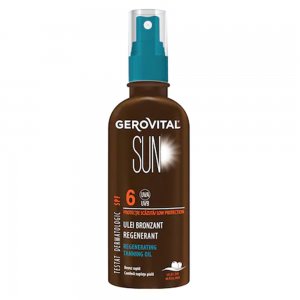 Ulei Bronzant Regenerant Gerovital Sun SPF 6, 150 ml Ulei Bronzant Regenerant Gerovital Sun SPF 6, 150 ml