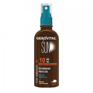 Ulei Gerovital Sun Bronzant Protector SPF 10, 150 ml Ulei Gerovital Sun Bronzant Protector SPF 10, 150 ml