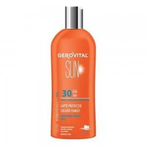 Lapte pentru Protectie Solara Gerovital Sun, Family SPF 30+, 300 ml Lapte pentru Protectie Solara Gerovital Sun, Family SPF 30+, 300 ml