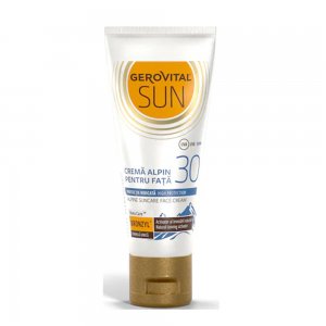 Crema Alpin pentru Fata Gerovital Sun, SPF 30, 30 ml Crema Alpin pentru Fata Gerovital Sun, SPF 30, 30 ml
