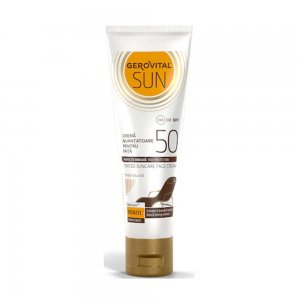 Crema Nuantatoare pentru Fata Gerovital Sun, SPF 50, 50 ml Crema Nuantatoare pentru Fata Gerovital Sun, SPF 50, 50 ml