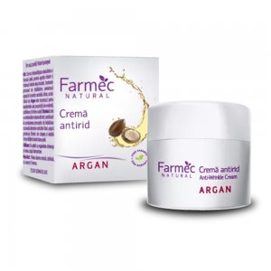 Crema Antirid Farmec cu Argan, 50 ml Crema Antirid Farmec cu Argan, 50 ml
