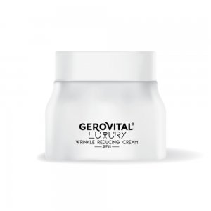 Crema Atenuare Riduri Gerovital Luxury, cu SPF 15, 50 ml