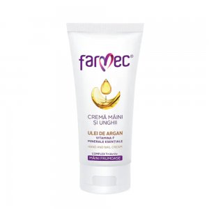 Crema Farmec pentru Maini si Unghii, 100 ml Crema Farmec pentru Maini si Unghii, 100 ml