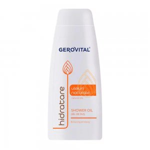 Gel de Dus Gerovital Uleiuri Naturale, 400 ml