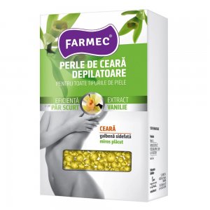 Perle de Ceara Depilatoare Farmec, Vanilie, 250 g