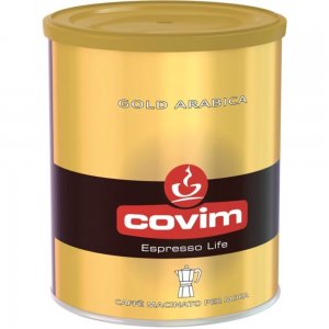 Caffe Covim Macinata in Cutie Metalica, 250 g Caffe Covim Macinata in Cutie Metalica, 250 g