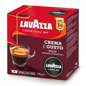 Capsule Lavazza A Modo Mio Qualita C&G Ricco, 36 Capsule/Cutie Capsule Lavazza A Modo Mio Qualita C&G Ricco, 36 Capsule/Cutie