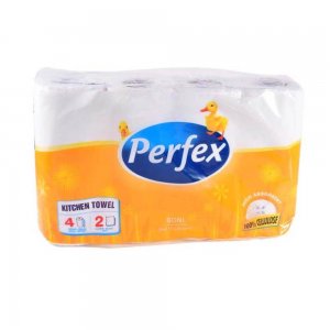 Prosoape de Hartie Perfex de Bucatarie Boni, 2 Straturi, 4 Role/Bax