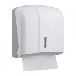 Dispenser Vialli pentru Prosoape de Hartie din Hartie Pliata K4, Dimensiune 27x13x27 cm Dispenser Vialli pentru Prosoape de Hartie din Hartie Pliata K4, Dimensiune 27x13x27 cm