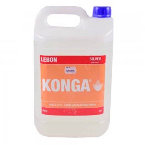 Sapun Lichid Antibacterian cu Glicerina Konga Silver, 5 L
