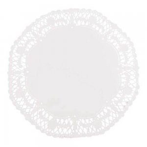 Dantela pentru Tort din Hartie, Culoare Alba Fi 28, 12 Buc/Set Dantela pentru Tort din Hartie, Culoare Alba Fi 28, 12 Buc/Set