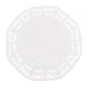 Dantela pentru Tort din Hartie, Culoare Alba Fi 36, 12 Buc/Set Dantela pentru Tort din Hartie, Culoare Alba Fi 36, 12 Buc/Set