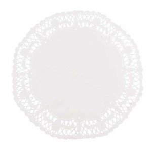 Dantela pentru Tort din Hartie, Culoare Alba Fi 28, 100 Buc/Set Dantela pentru Tort din Hartie, Culoare Alba Fi 28, 100 Buc/Set