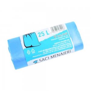 Saci Menajeri, 25 L, HDPE, 20 Buc/Rola Saci Menajeri, 25 L, HDPE, 20 Buc/Rola
