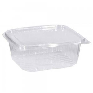 Caserola din Plastic cu Capac, Dimensiune 175x105x60 mm, 750 cc, 100 Buc/Set