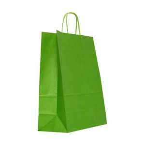 Set 100 de Sacose din Hartie Model Verde Deschis, 18x8x22 cm, Hartie Kraft Alba 90 g/m², Maner Sfoara Set 100 de Sacose din Hartie Model Verde Deschis, 18x8x22 cm, Hartie Kraft Alba 90 g/m², Maner Sfoara