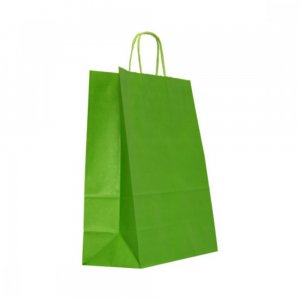 Set 100 de Sacose din Hartie Model Verde Deschis, 26x12x35 cm, Hartie Kraft Alba 90 g/m², Maner Sfoara Set 100 de Sacose din Hartie Model Verde Deschis, 26x12x35 cm, Hartie Kraft Alba 90 g/m², Maner Sfoara