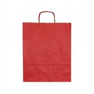 Set 100 de Sacose din Hartie Model Rosu, 32x12x41 cm, Hartie Kraft Alba 90 g/m², Maner Sfoara Set 100 de Sacose din Hartie Model Rosu, 32x12x41 cm, Hartie Kraft Alba 90 g/m², Maner Sfoara