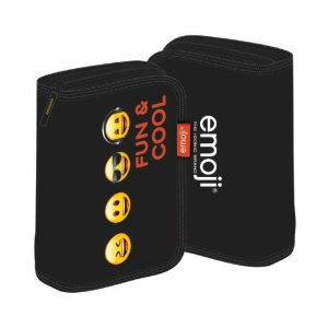 Penar Neechipat pentru Baieti, 1 Fermoar cu 2 Extensii, Model Emoji Clasic, Culoare Negru Penar Neechipat pentru Baieti, 1 Fermoar cu 2 Extensii, Model Emoji Clasic, Culoare Negru