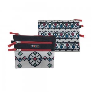 Penar Tip Etui Dreptunghiular, 3 Formoare, Model Ethno Canvas 3 Penar Tip Etui Dreptunghiular, 3 Formoare, Model Ethno Canvas 3