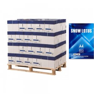 Hartie Copiator Snow Lotus, Format A4, Gramaj 80 g/m², 500 Coli/Top, 320 Top/Palet