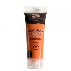 Culori Acrilice School Friendly Sf Art, Culoare Portocaliu Premium, Cantitate 75 ml/tub