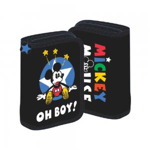 Penar Neechipat pentru Baieti, 1 Fermoar cu 2 Extensii, Model Mickey, Culoare Negru Penar Neechipat pentru Baieti, 1 Fermoar cu 2 Extensii, Model Mickey, Culoare Negru