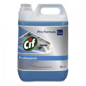Detergent pentru Geam si Suprafete Cif cu Pulverizator, 5 L
