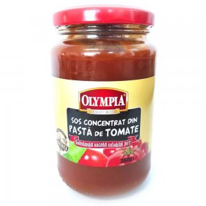 Sos Concentrat din Pasta de Tomate Olympia, 14%, 370 ml Sos Concentrat din Pasta de Tomate Olympia, 14%, 370 ml
