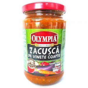 Zacusca de Vinete Coapte Olympia, 314 ml Zacusca de Vinete Coapte Olympia, 314 ml