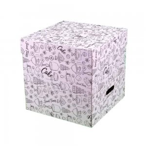 Cutii Tort cu Capac Generic Alb, 25 Buc/Set, 330x330x330 mm Cutii Tort cu Capac Generic Alb, 25 Buc/Set, 330x330x330 mm