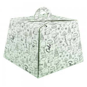 Cutii Tort Generic Alb CT1/2, 25 Buc/Set, 200x200x145 mm Cutii Tort Generic Alb CT1/2, 25 Buc/Set, 200x200x145 mm